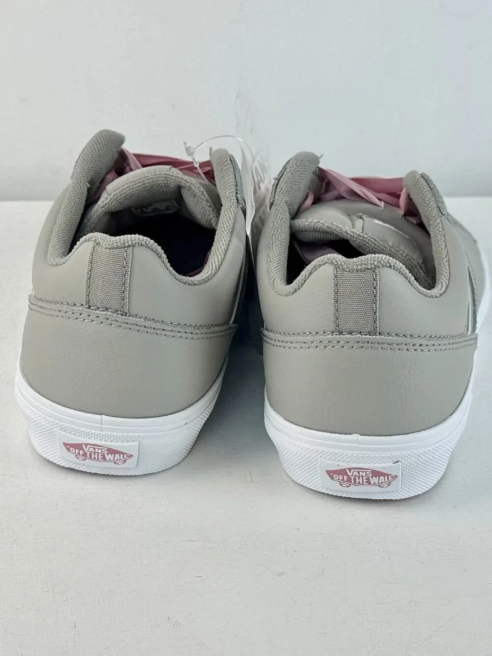 Women's 9 - VANS Seldan Platform Gray Sneaker with Lace Up Closure